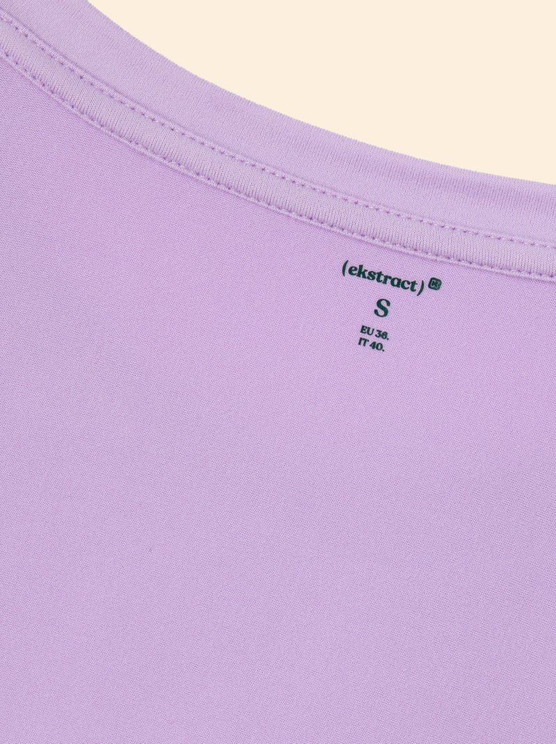 Camiseta deportiva fruncida - (ekstract) Purpura - Kiabi