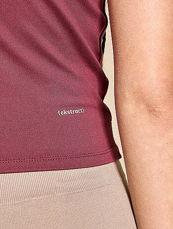 Camiseta deportiva fruncida - (ekstract)