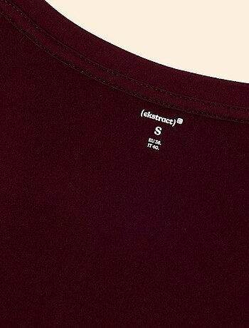 Ekstract - Camiseta deportiva fruncida