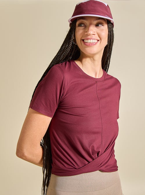 Camiseta deportiva fruncida - (ekstract) - Kiabi Camiseta deportiva fruncida - (ekstract) - Kiabi