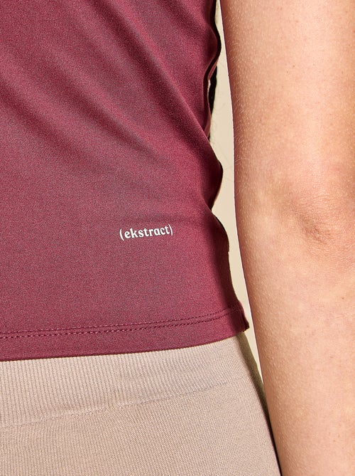 Camiseta deportiva fruncida - (ekstract) - Kiabi Camiseta deportiva fruncida - (ekstract) - Kiabi