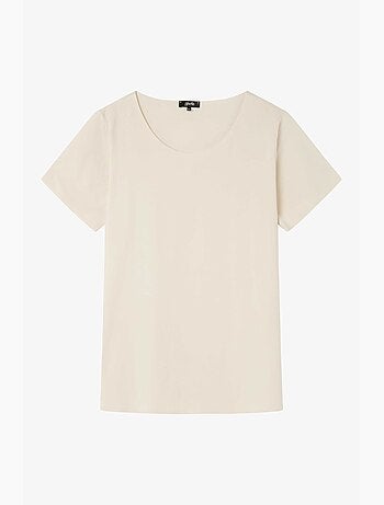 Camiseta deportiva manga corta con aperturas laterales