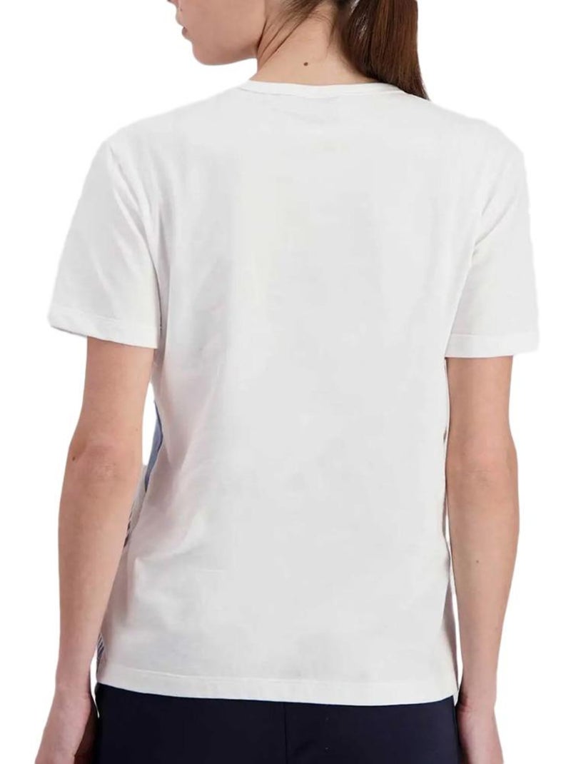 Camiseta Deportiva Mujer Le Coq Sportif Blanco - Kiabi