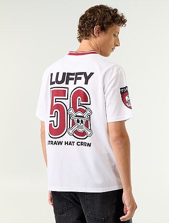 Camiseta deportiva 'One Piece' 'Luffy' de manga corta