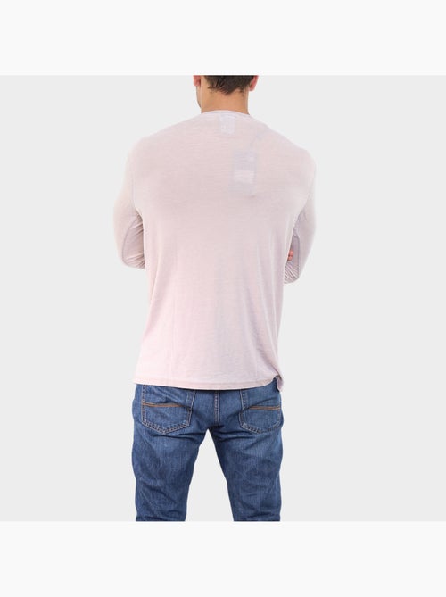 Camiseta descolorida de manga larga - Kiabi