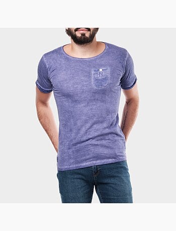 Camiseta descolorida