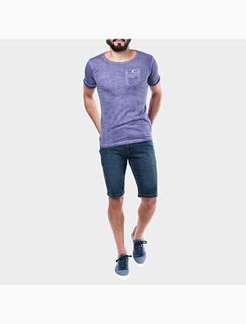 Camiseta descolorida