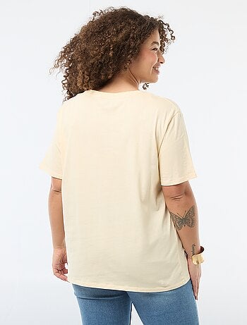 Camiseta 'Día de la Madre' estampada manga corta