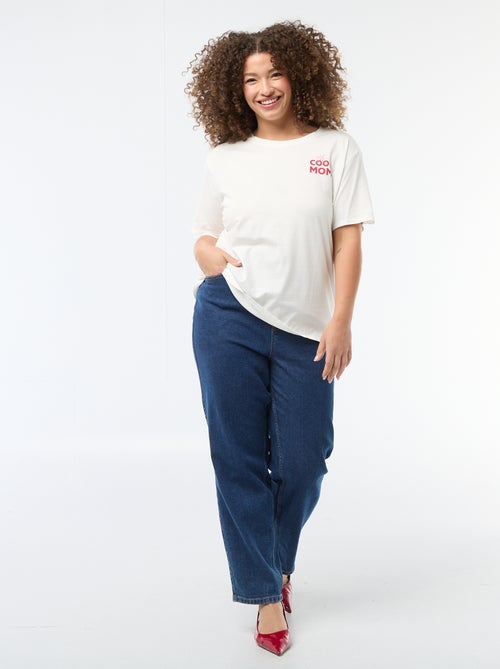 Camiseta 'Día de la Madre' estampada manga corta - Kiabi