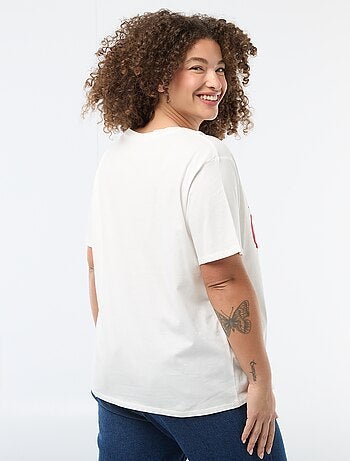 Camiseta 'Día de la Madre' estampada manga corta