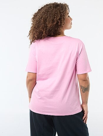 Camiseta 'Día de la Madre' estampada manga corta