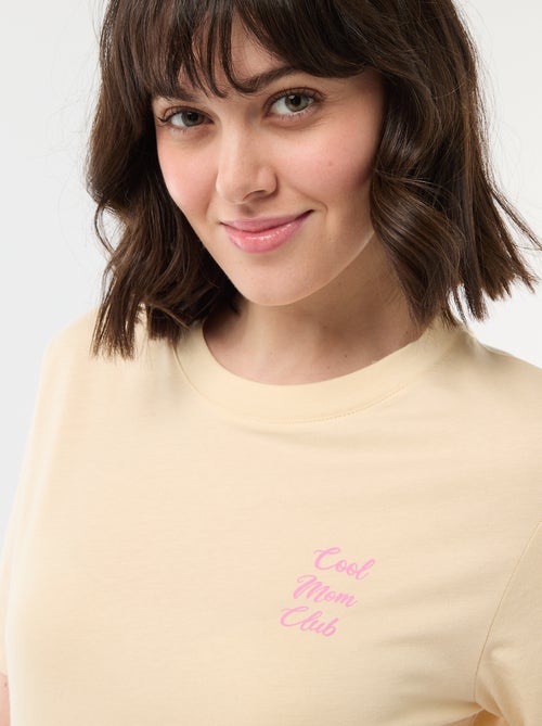 Camiseta 'Día de la Madre' manga corta - Kiabi