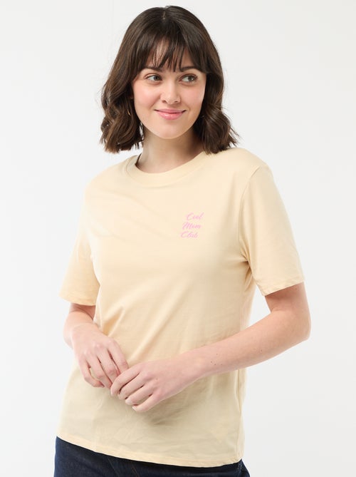 Camiseta 'Día de la Madre' manga corta - Kiabi