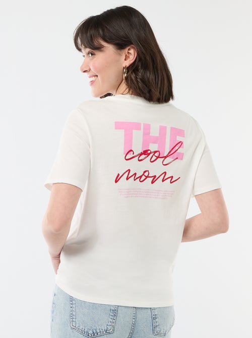 Camiseta 'Día de la Madre' manga corta - Kiabi