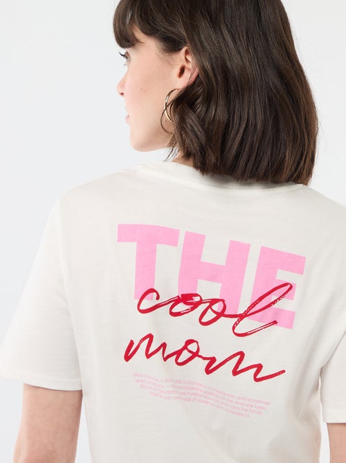 Camiseta 'Día de la Madre' manga corta - Kiabi