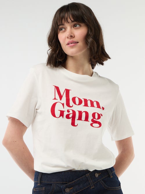Camiseta 'Día de la Madre' manga corta - Kiabi