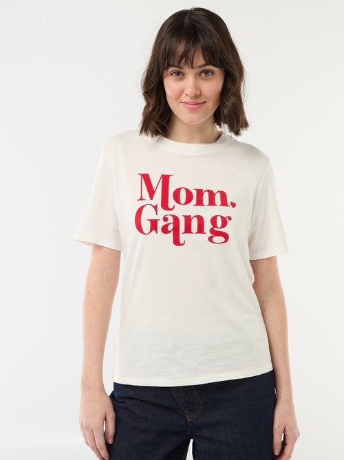Camiseta 'Día de la Madre' manga corta - Kiabi