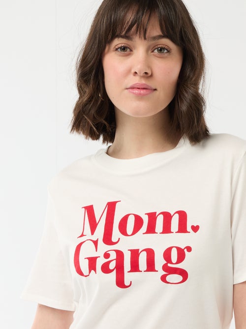 Camiseta 'Día de la Madre' manga corta - Kiabi