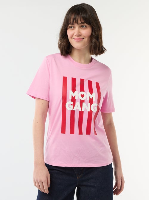 Camiseta 'Día de la Madre' manga corta - Kiabi