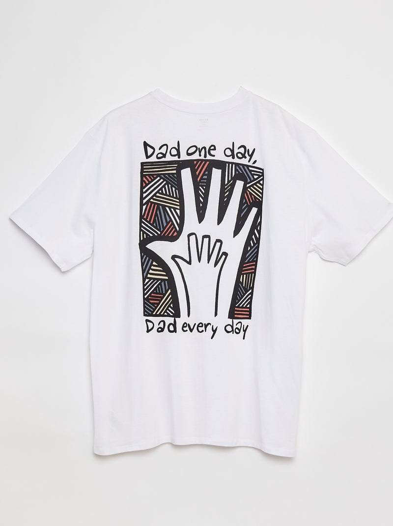 Camiseta 'Día del Padre' BLANCO - Kiabi