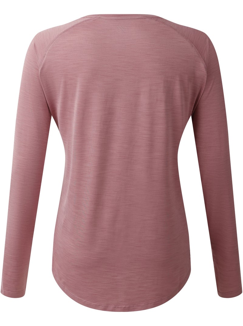 Camiseta discern de manga larga para mujer - dare 2b Malva lila - Kiabi