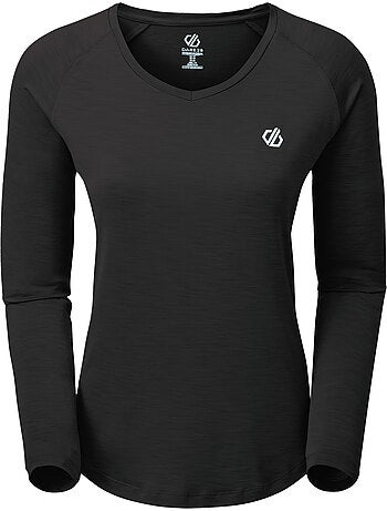 Camiseta discern de manga larga para mujer - dare 2b