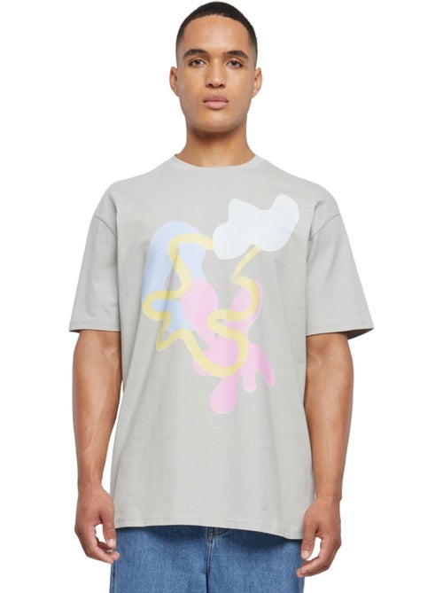 Camiseta diseño abstracto para hombre - mister tee - Kiabi