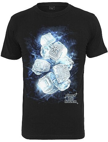 Camiseta diseño anillos de hielo para hombre - mister tee
