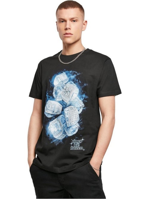 Camiseta diseño anillos de hielo para hombre - mister tee - Kiabi