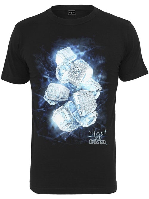 Camiseta diseño anillos de hielo para hombre - mister tee - Kiabi