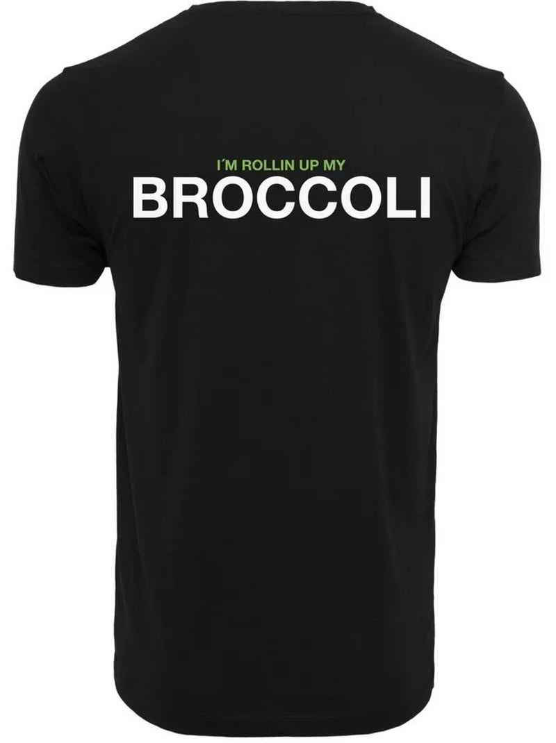 Camiseta diseño brócoli para hombre - mister tee Negro - Kiabi