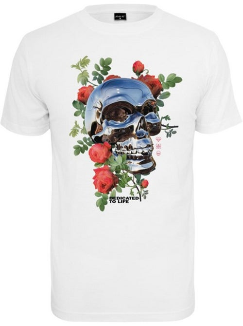 Camiseta diseño calavera cromada para hombre - mister tee - Kiabi Camiseta diseño calavera cromada para hombre - mister tee - Kiabi