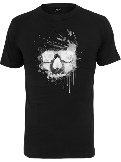 Camiseta diseño calavera de acuarela para hombre - mister tee - Kiabi