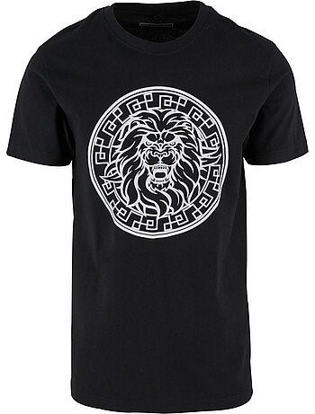 Camiseta diseño cara de león para hombre - mister tee