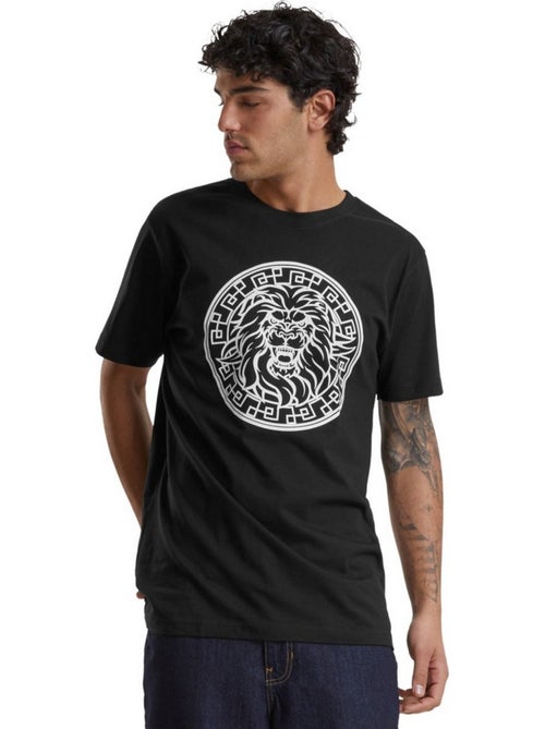 Camiseta diseño cara de león para hombre - mister tee - Kiabi