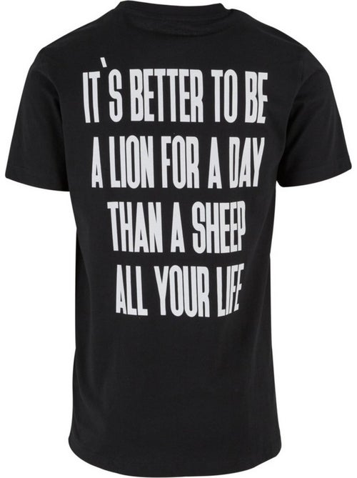 Camiseta diseño cara de león para hombre - mister tee - Kiabi