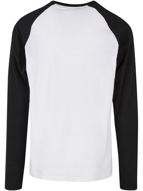 Camiseta diseño contraste manga larga raglán para hombre - build your brand - Kiabi Camiseta diseño contraste manga larga raglán para hombre - build your brand - Kiabi
