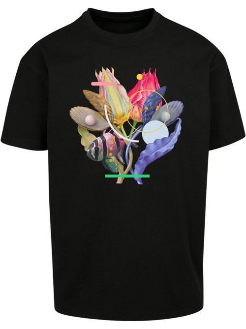 Camiseta diseño coral para hombre - mister tee - Kiabi