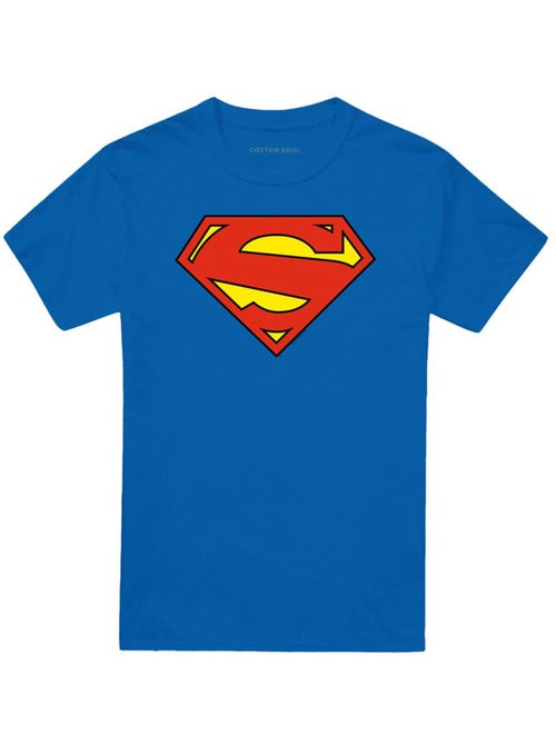 Camiseta diseño escudo para adultos unisex - superman - Kiabi