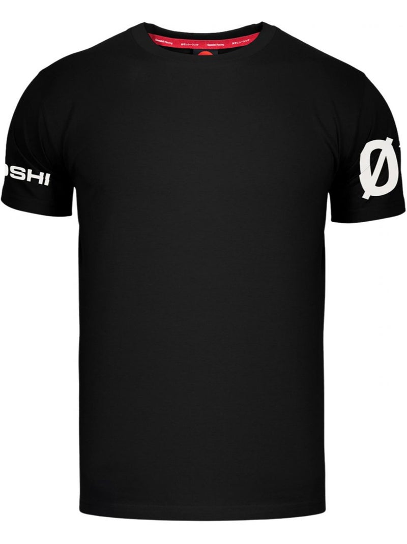 Camiseta diseño estampado de mangas para hombre - ozoshi Negro - Kiabi