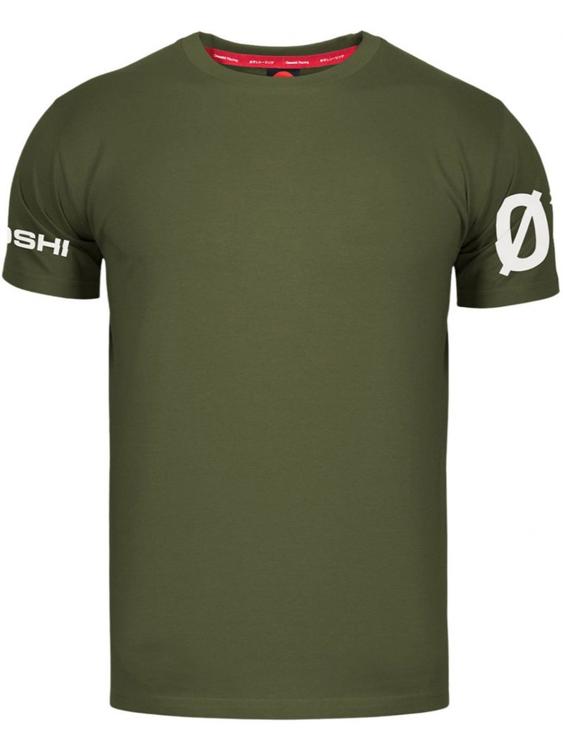 Camiseta diseño estampado de mangas para hombre - ozoshi Verde - Kiabi
