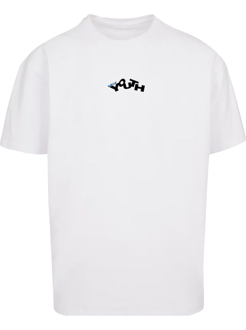 Camiseta diseño estampado en espalda para hombre - lost youth Blanco - Kiabi