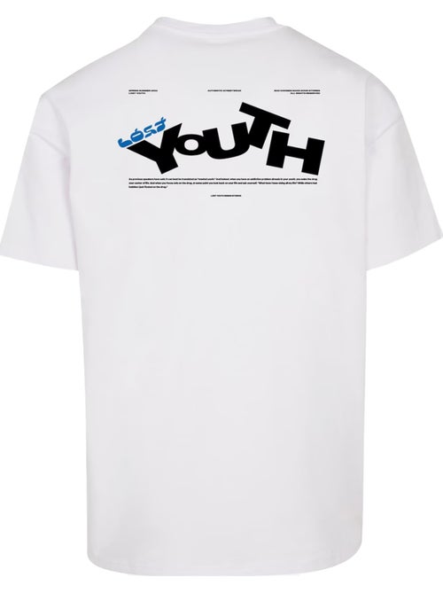 Camiseta diseño estampado en espalda para hombre - lost youth - Kiabi