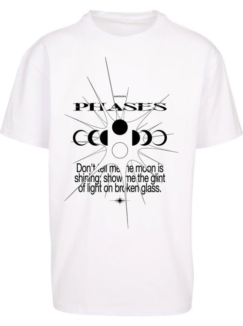 Camiseta diseño fases lunares para hombre - mister tee - Kiabi