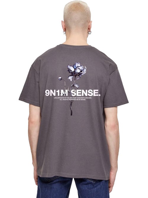Camiseta diseño flor para hombre - 9n1m sense - Kiabi