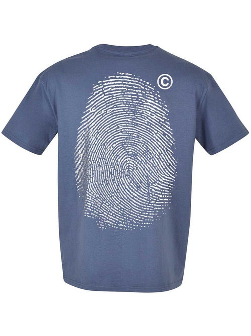 Camiseta diseño impresión de dedo para hombre - mister tee - Kiabi