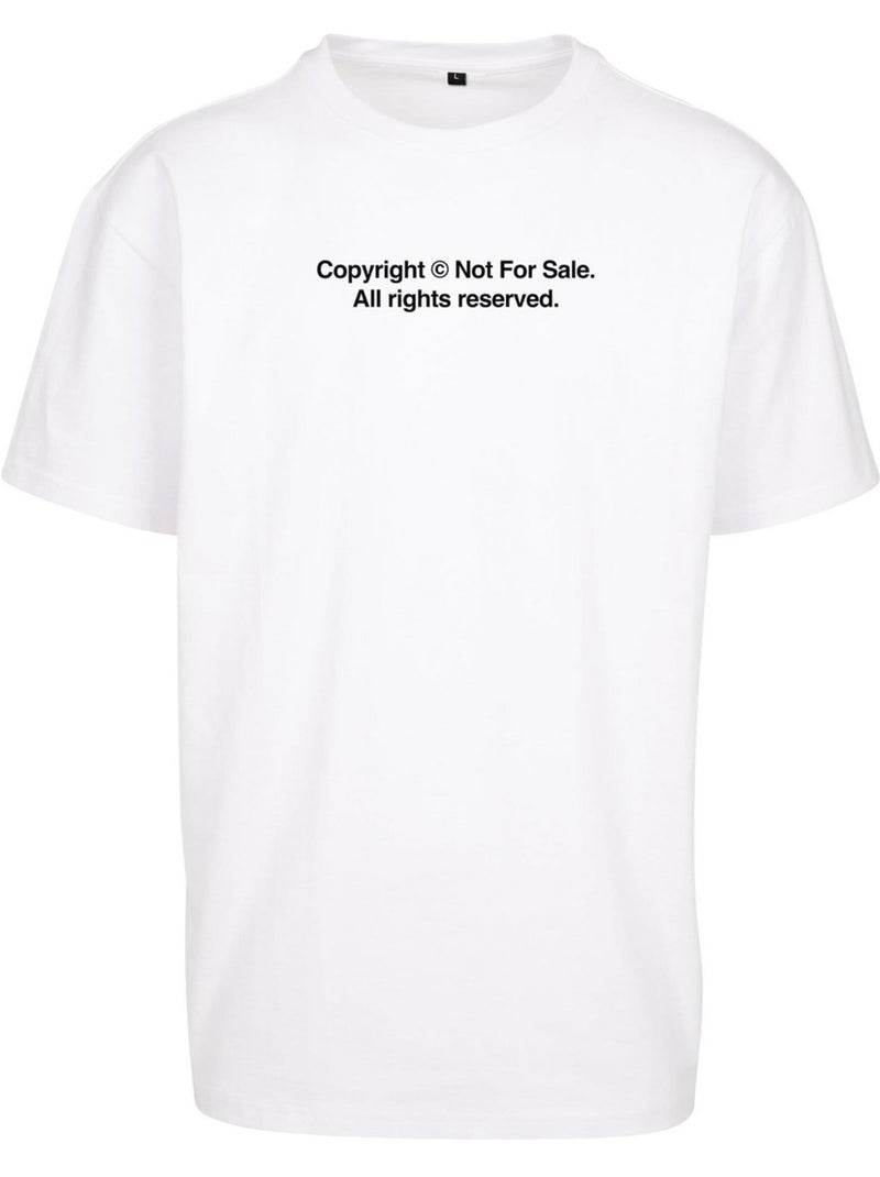Camiseta diseño impresión de dedo para hombre - mister tee Blanco - Kiabi