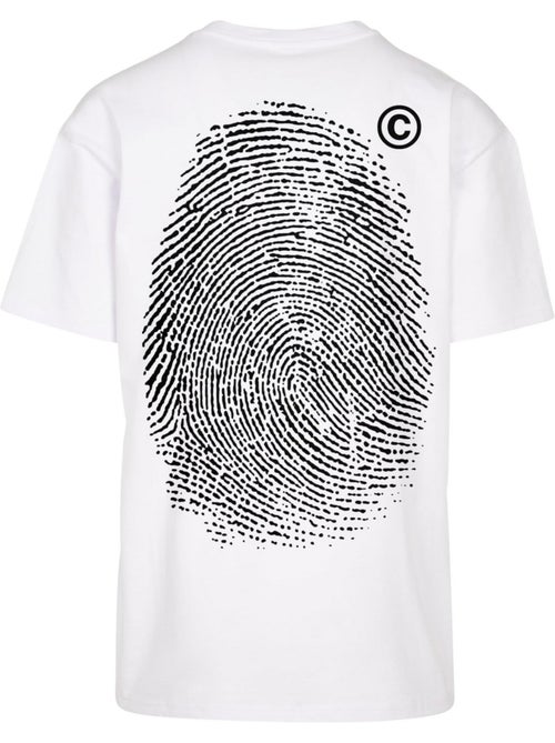 Camiseta diseño impresión de dedo para hombre - mister tee - Kiabi