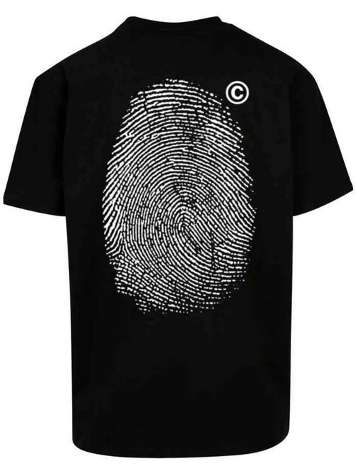 Camiseta diseño impresión de dedo para hombre - mister tee - Kiabi