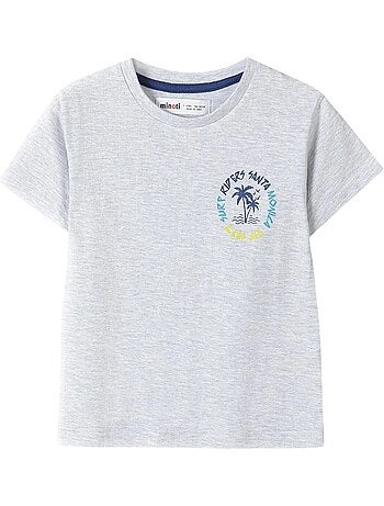 Camiseta diseño impreso de manga corta niños - pack de 3 - minoti